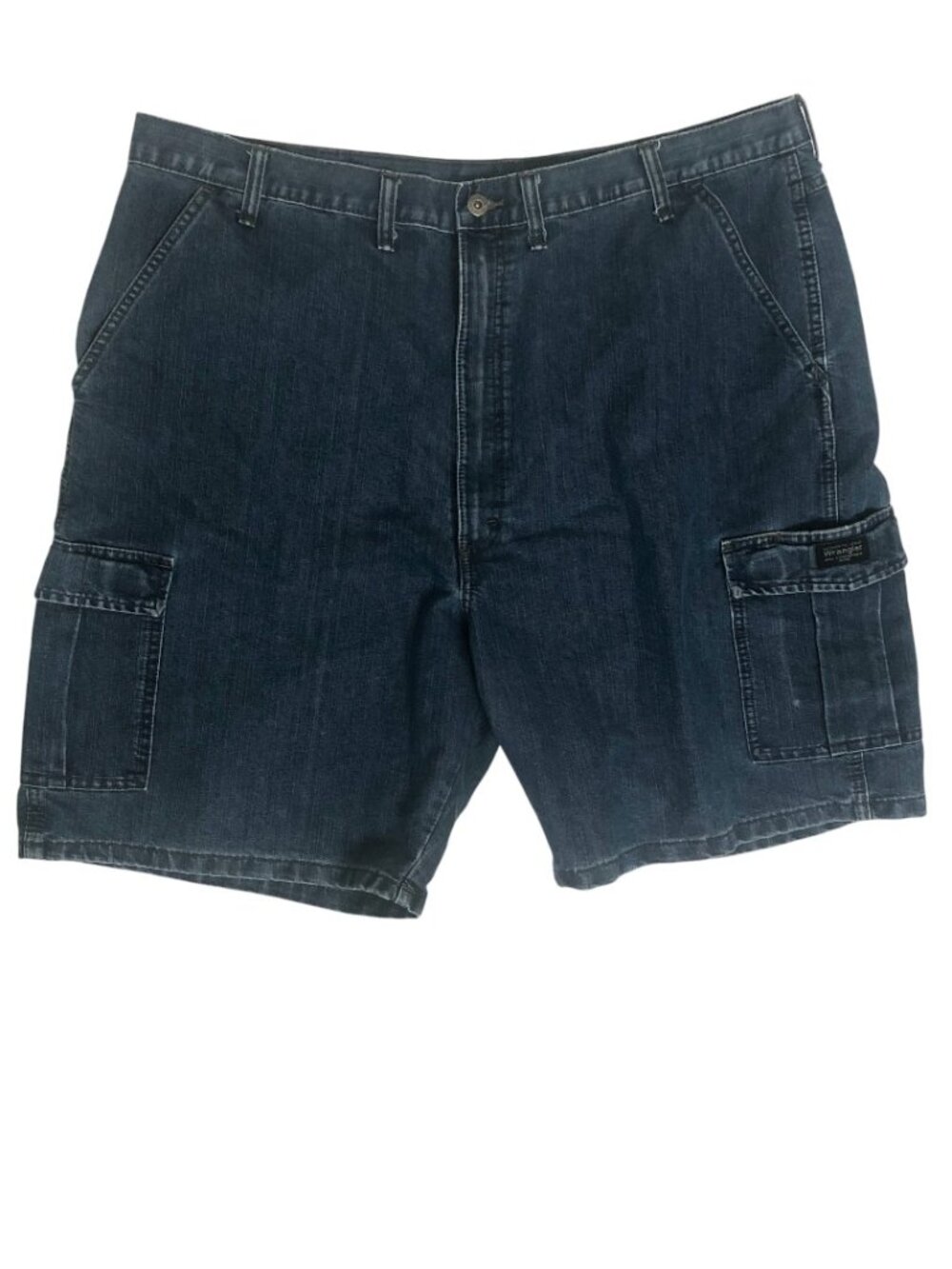 Wrangler Cargo Mens Denim Shorts Big and Tall Relax Fit with Multiple Pockets 44